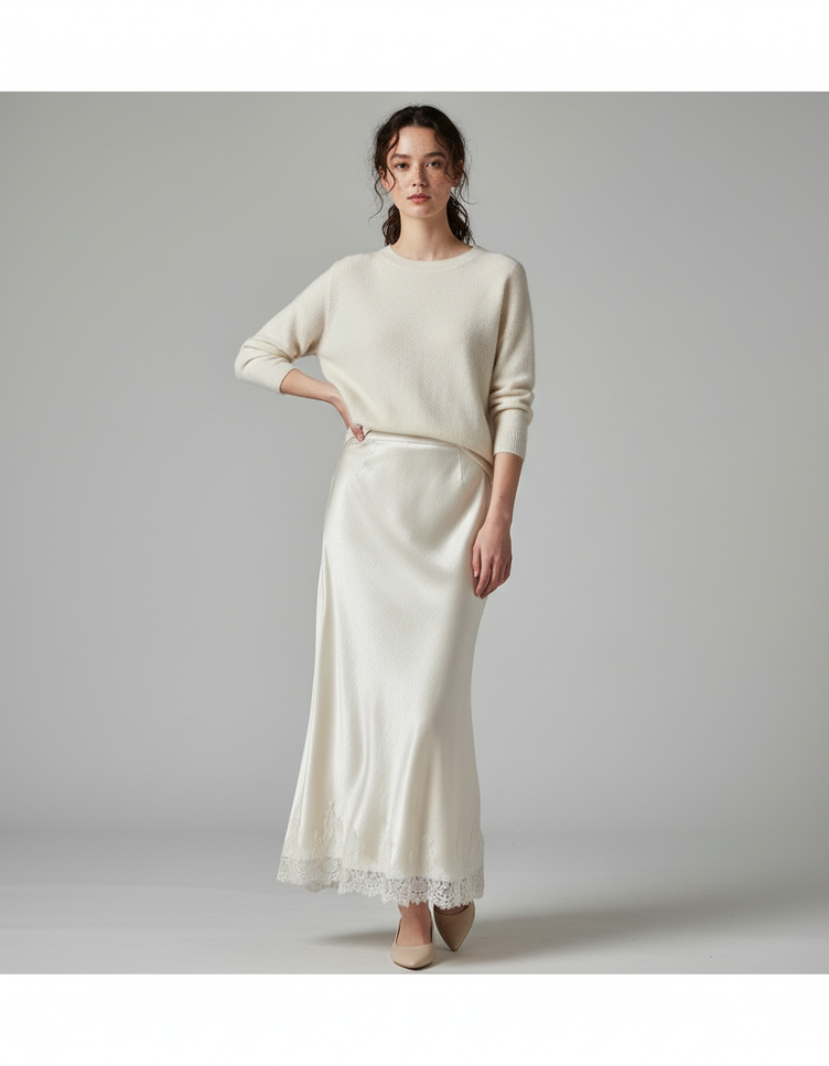 Jupe Blanche Satin Pour Mariage