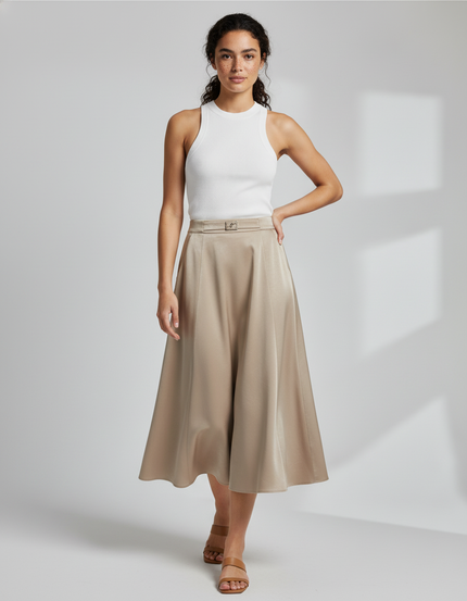 Jupe Corolle Satin