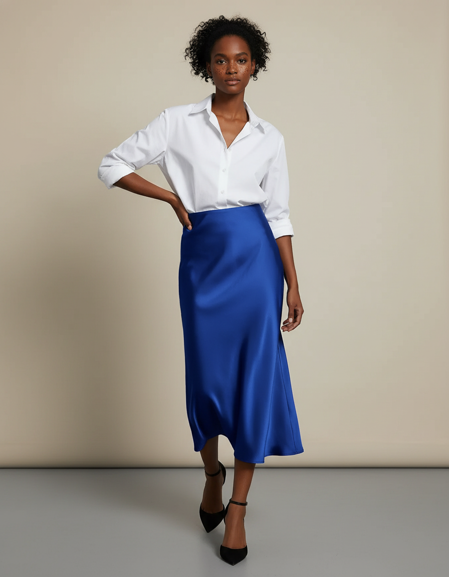 Jupe Satin Electrique