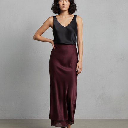 Collection image for: Jupe Satin Bordeaux