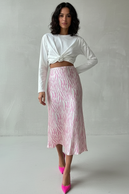 Jupe Satin Zebre