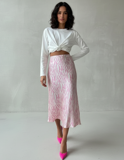 Jupe Satin Zebre