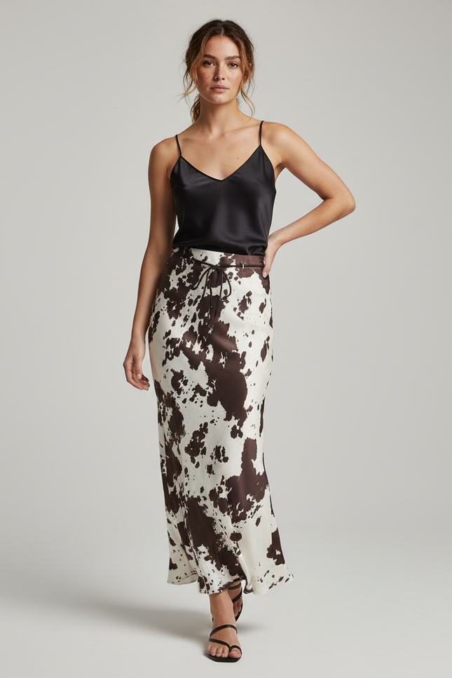 Jupe Satin Imprimé