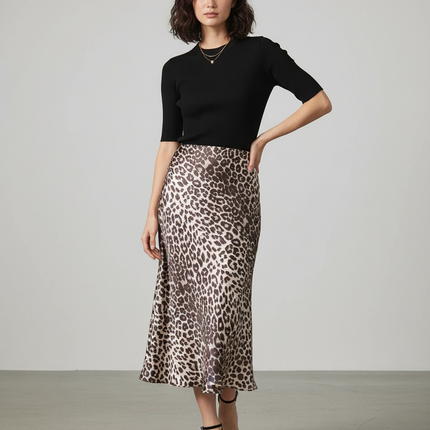 Collection image for: Jupe Satin Leopard