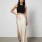 jupe longue satin