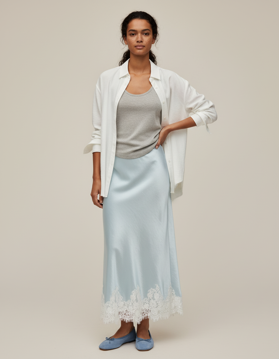 Jupe Satin Tendance