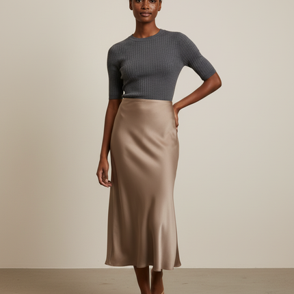 Collection image for: Jupe Satin Beige