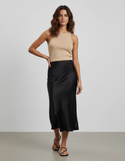 Jupe Midi Satin