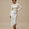 Jupe Satin Blanc
