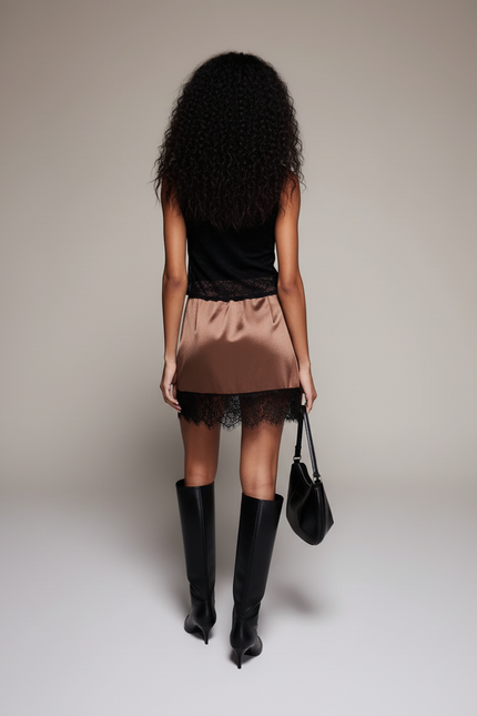 Jupe Satin Mini