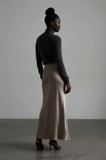 Jupe Champagne Satin