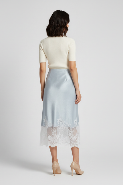 Jupe Trapèze Satin