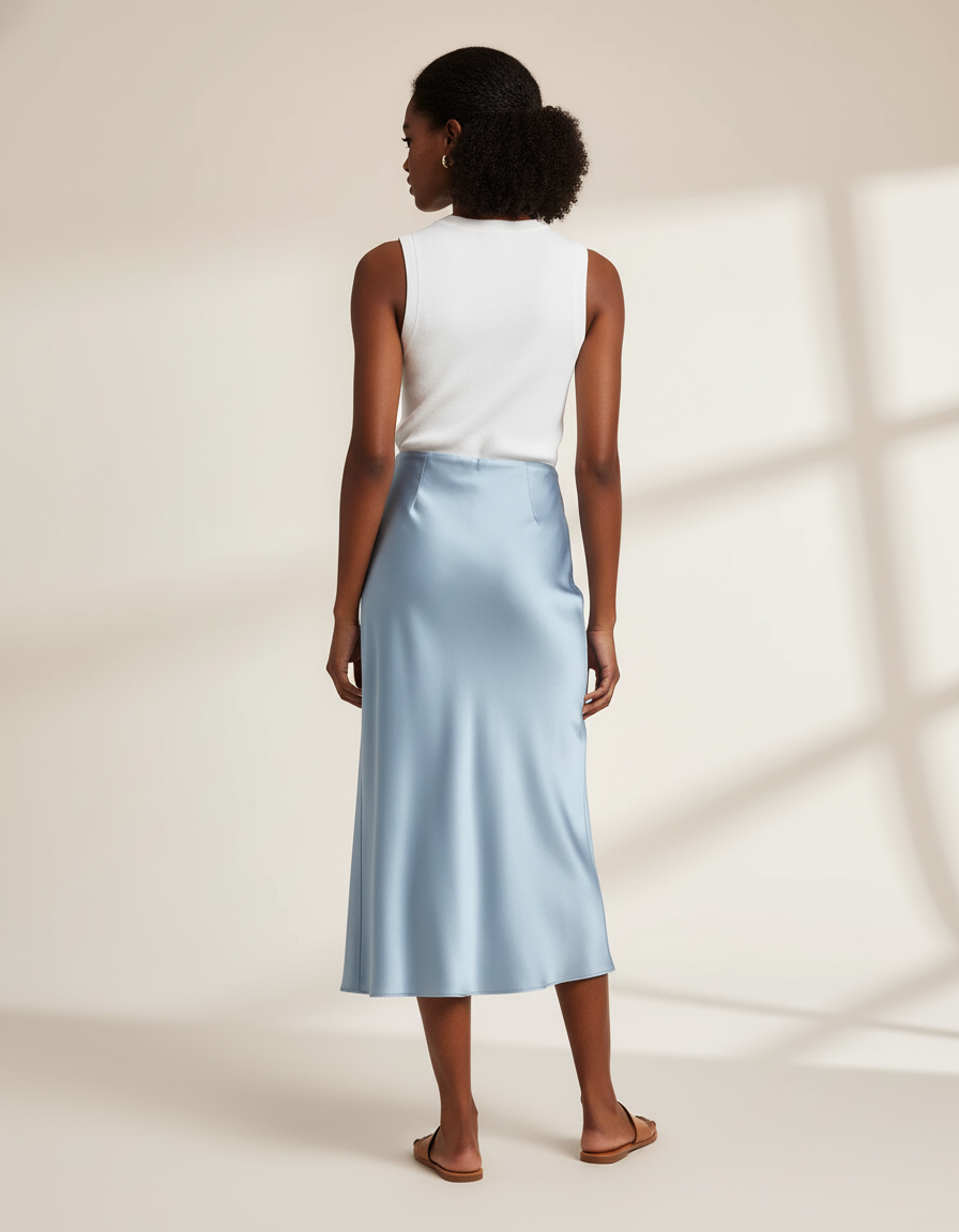 Jupe Satin En Hiver