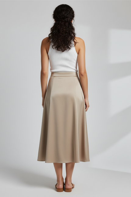 Jupe Corolle Satin
