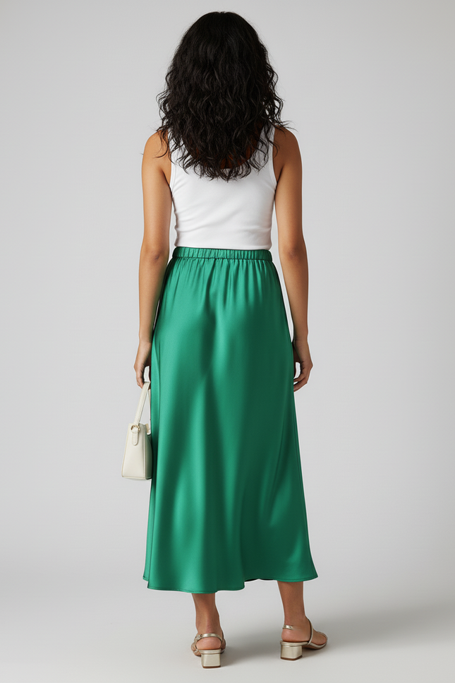 Jupe Maxi Longue Mariage Satin