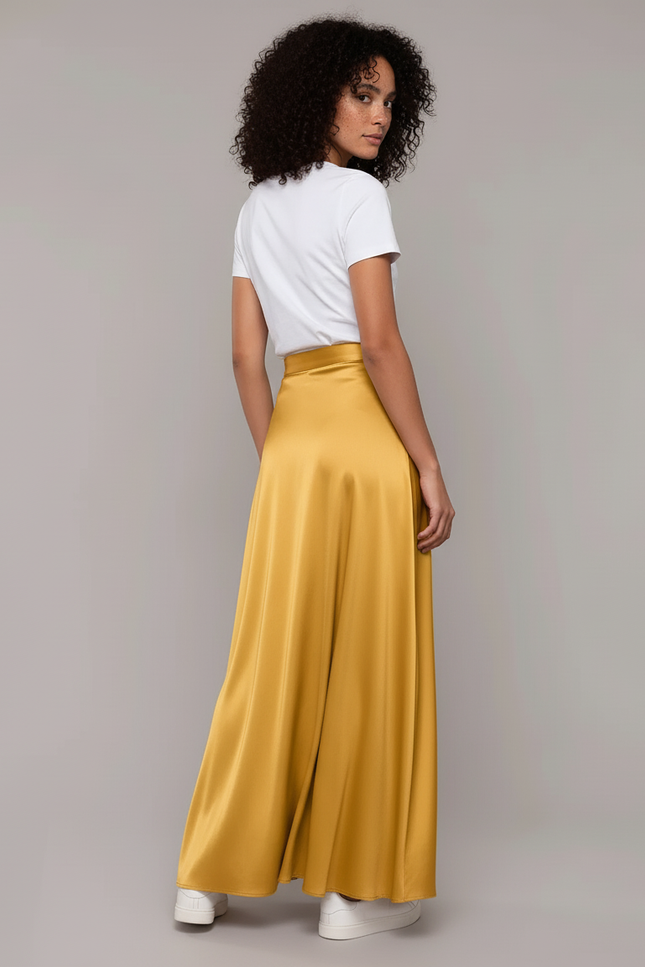 Jupe Jaune Satin