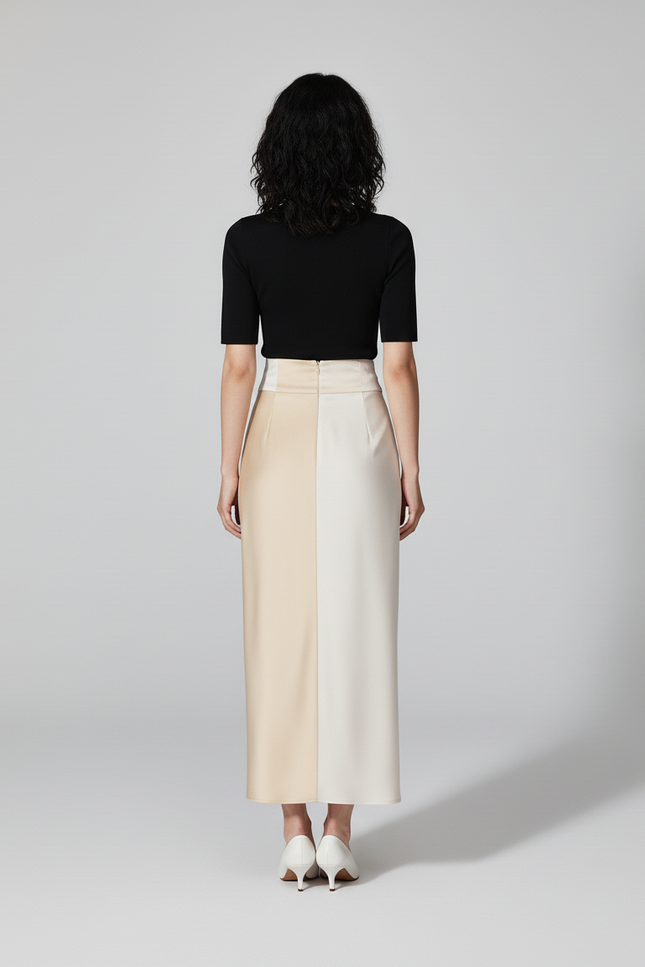 Jupe Satin Portefeuille