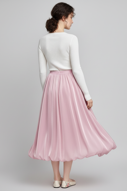 Jupe Bouffante Satinée