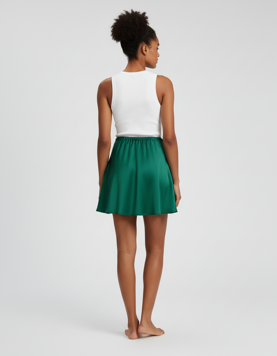 Jupe Satin Patineuse