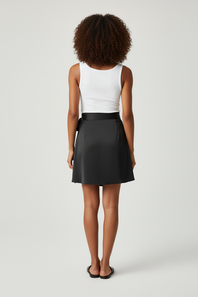 Jupe Croisée Satine