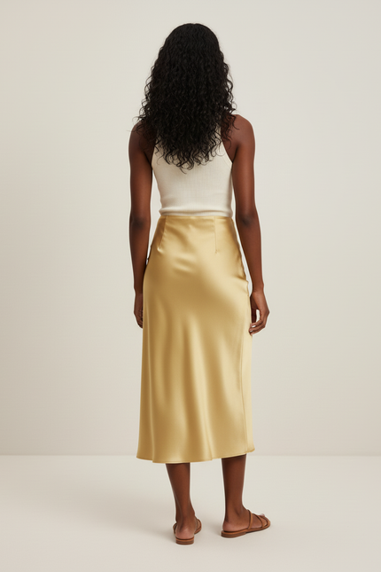Jupe Retro En Satin