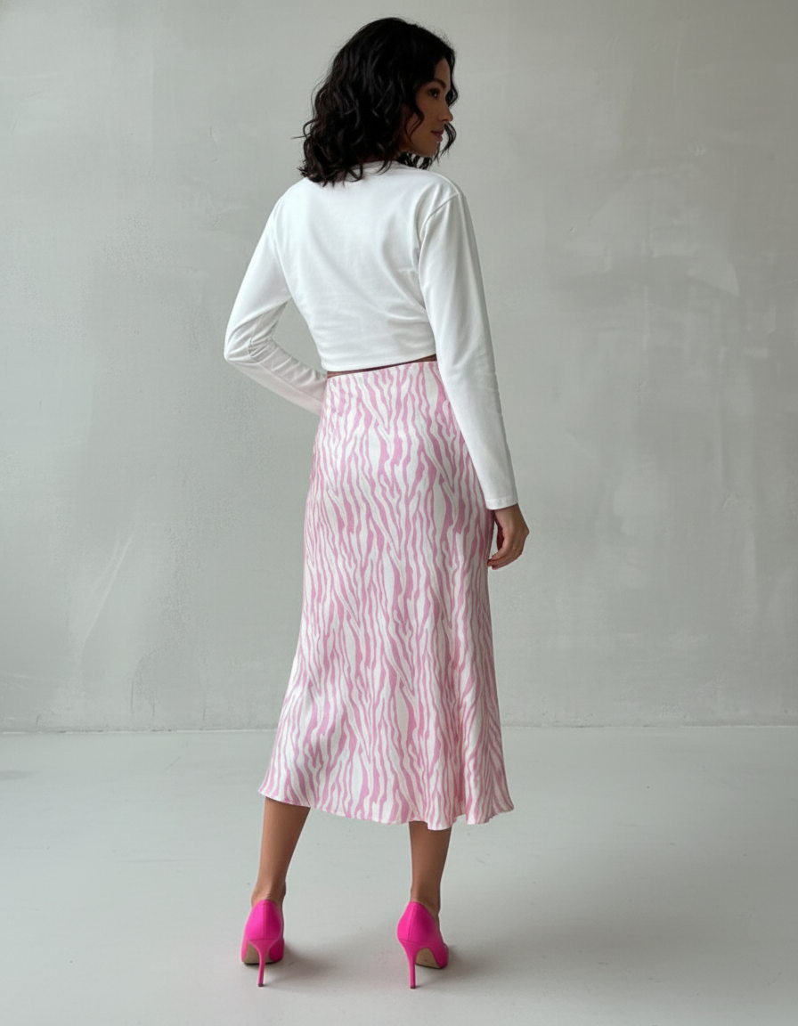 Jupe Satin Zebre