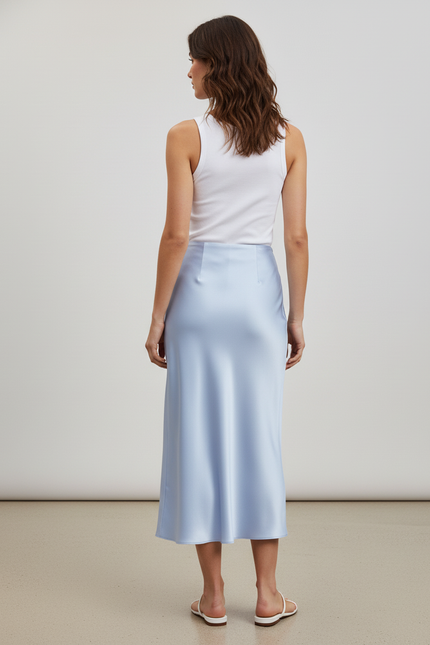 Jupe Midi En Satin