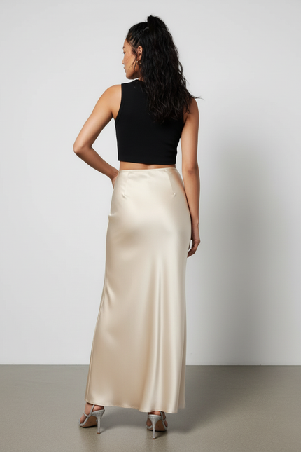 Jupe Longue Coupe Sirène Satin