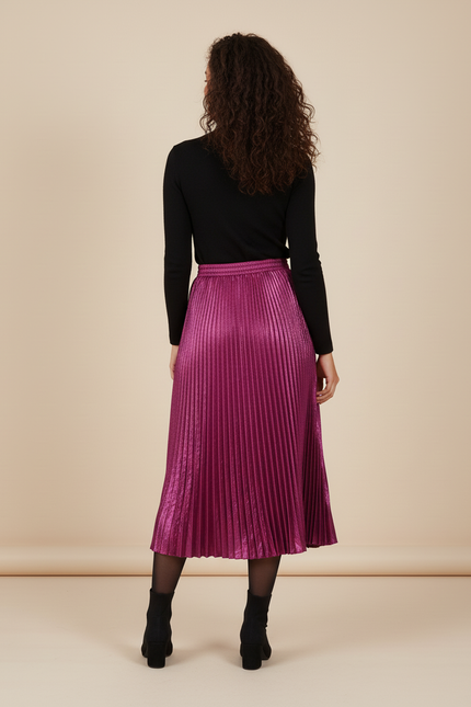 Jupe Satin Fuchsia
