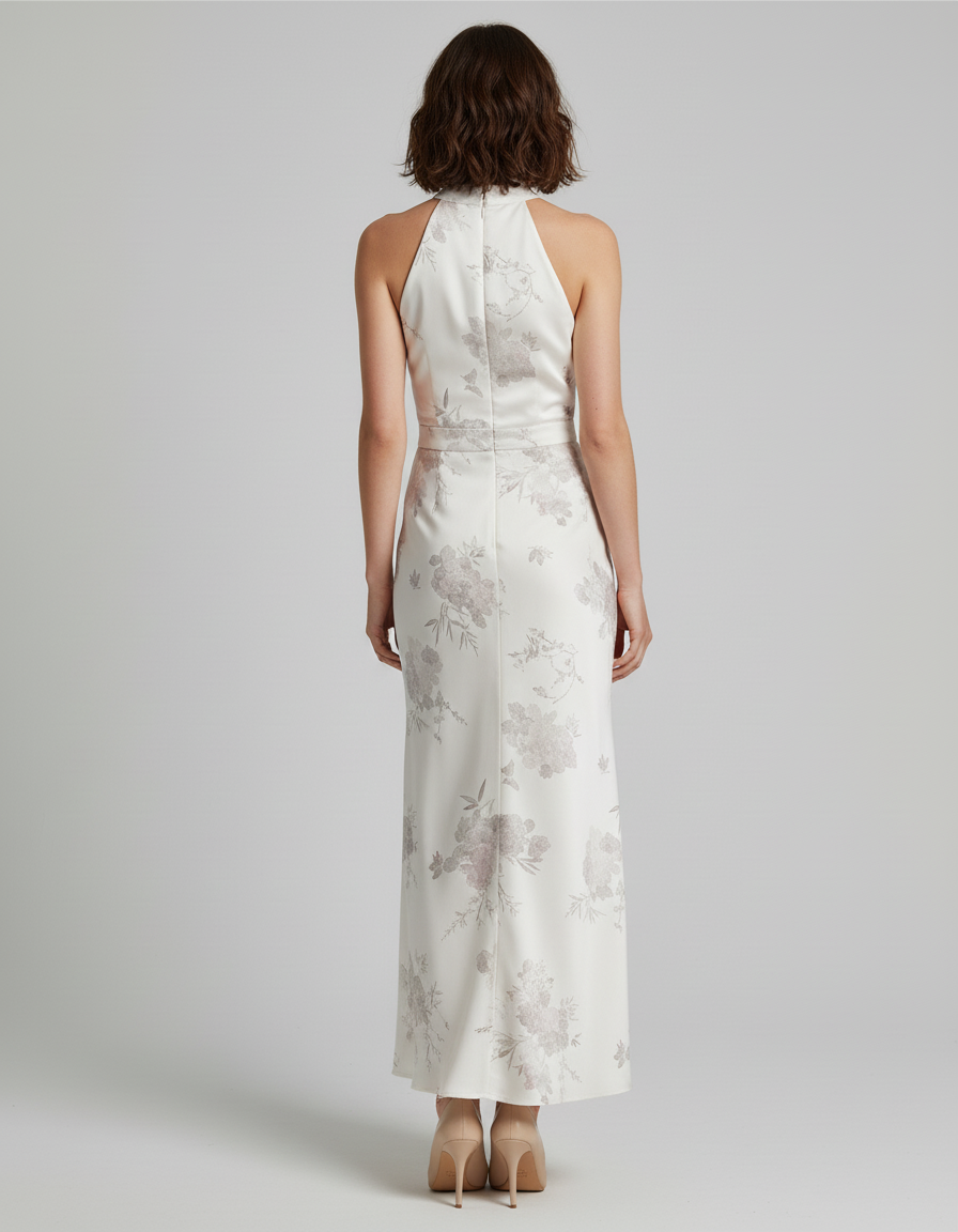 Jupe Fleuri En Satin