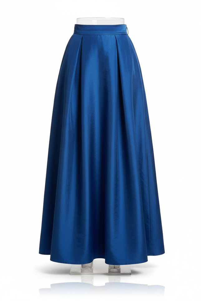 Jupe Satin Bleu Roi