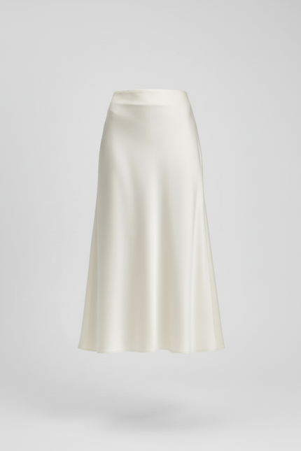 Jupe Blanche En Satin
