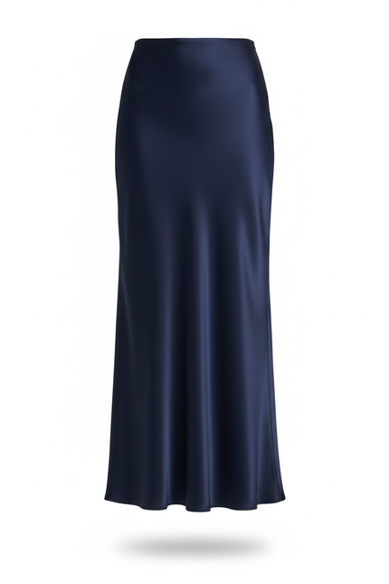 Jupe Longue En Satin Grande Taille