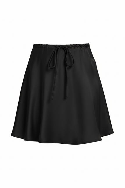 Jupe Satin Lacet