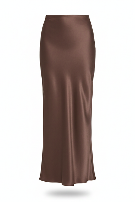 Jupe Fendue Longue Satin