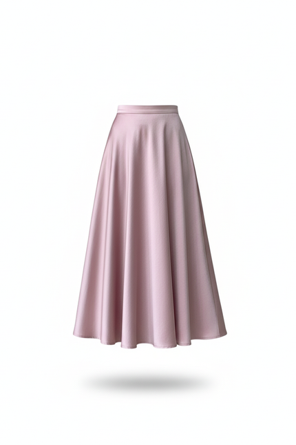 Jupe Corolle En Satin