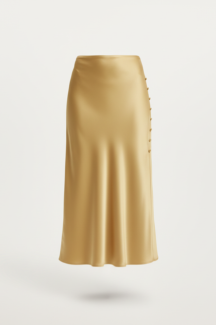 Jupe Retro En Satin
