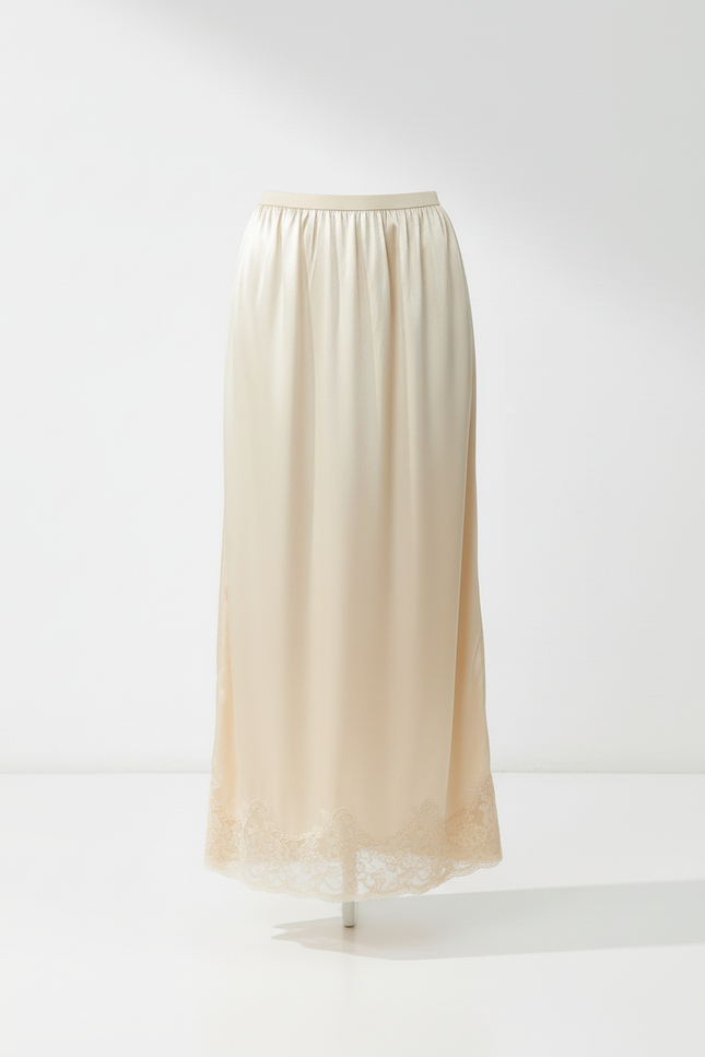 Jupe En Satin Asiatique