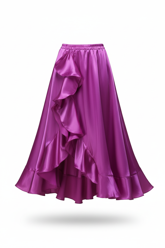 Jupes Flamenco En Satin
