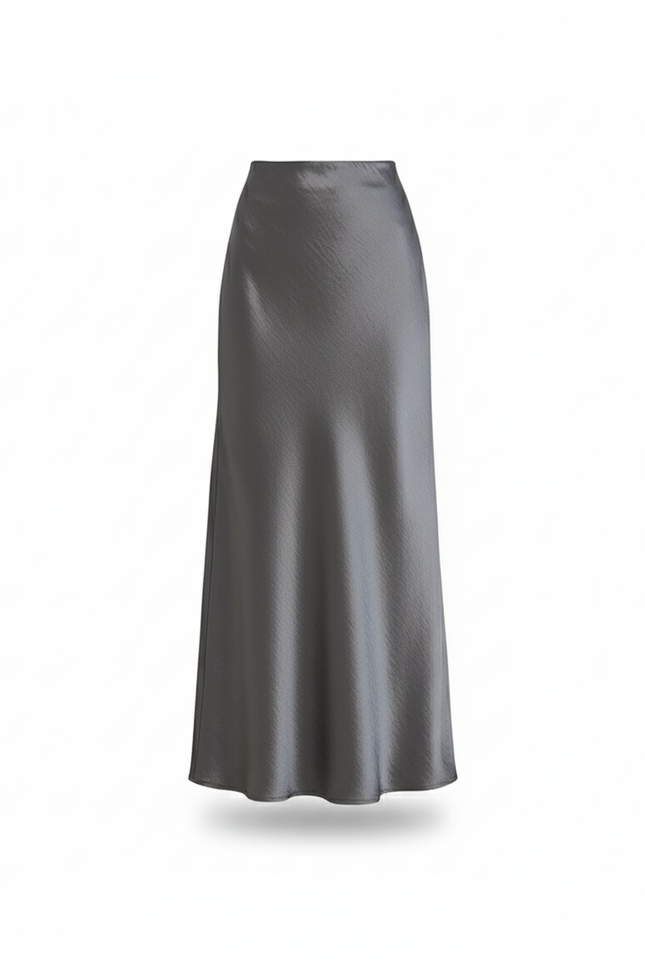 Jupe Grise Satin