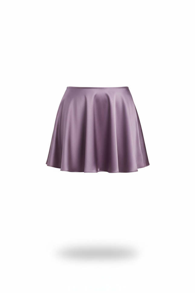 Jupe Courte Plissée Satinée
