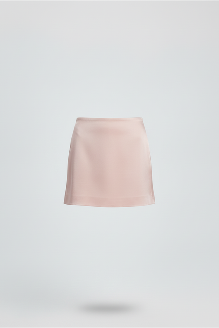 Jupe Satin Rose Mini Chic