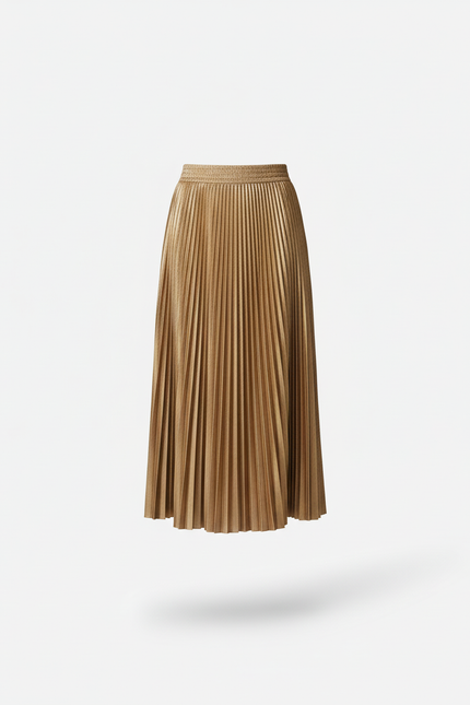 Jupe Satin Plissée
