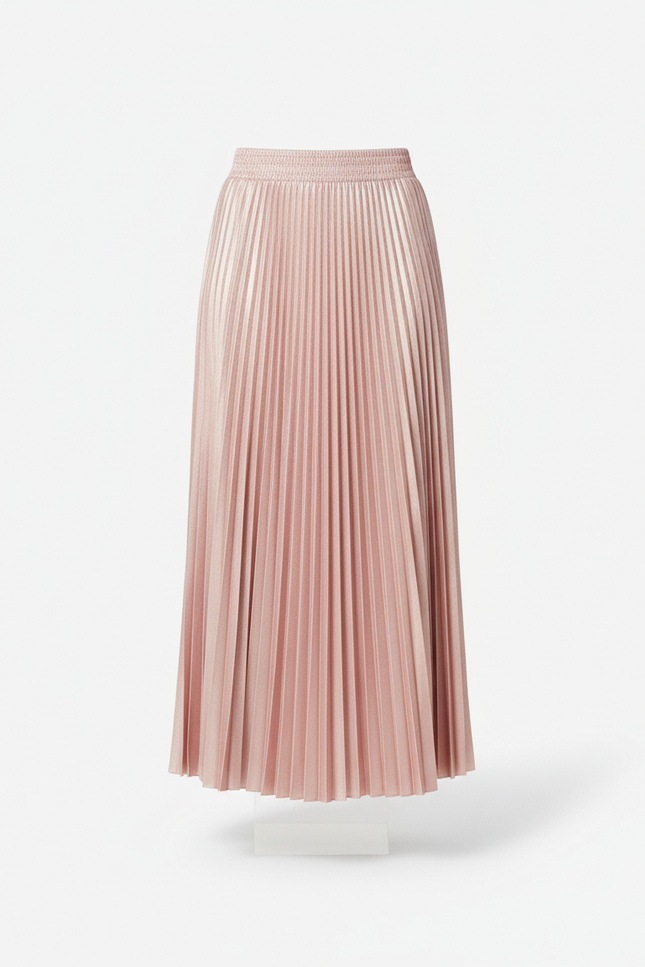 Jupe Plissée Satinée