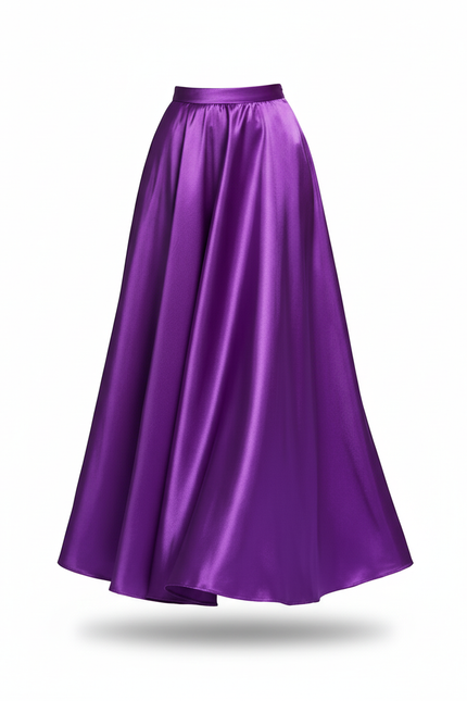Jupe Satin Violet