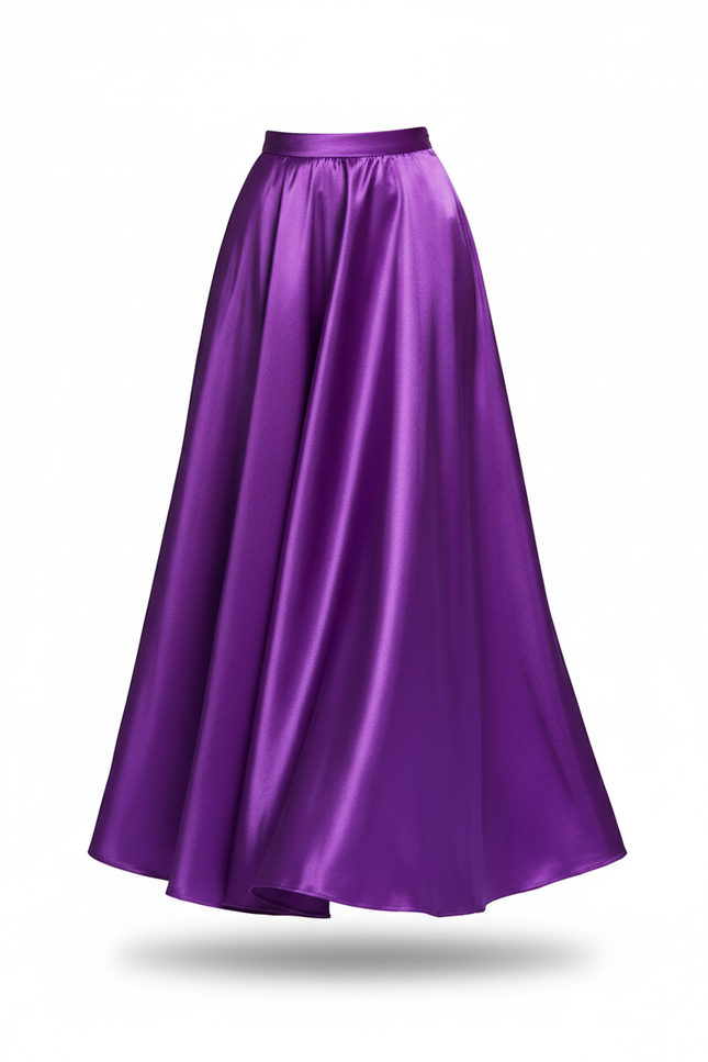 Jupe Satin Violet