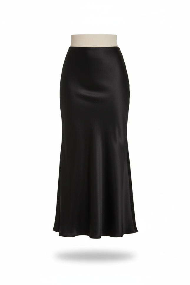 Jupe Satin Sirène Fluide Élégante