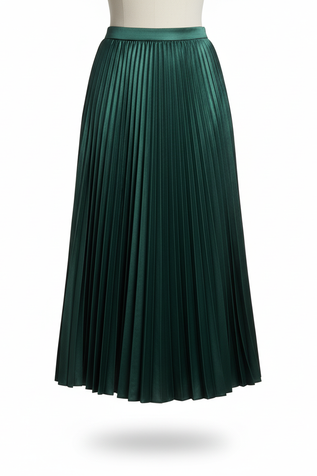 Jupe Plissee Effet Satine