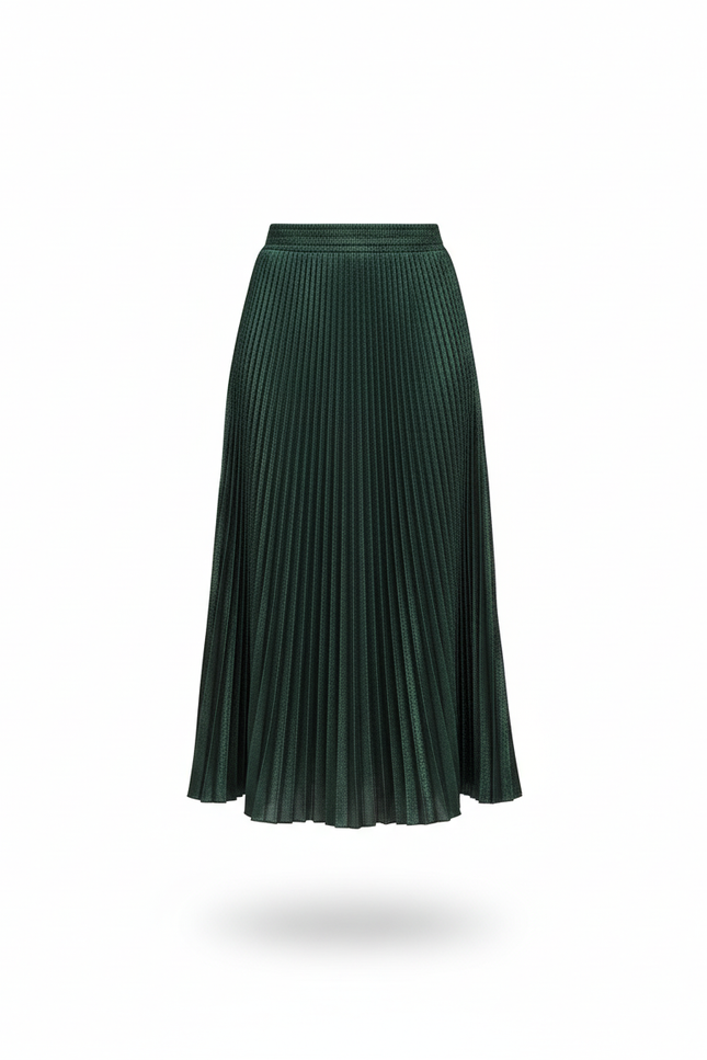 Jupe Satin Vert Emeraude