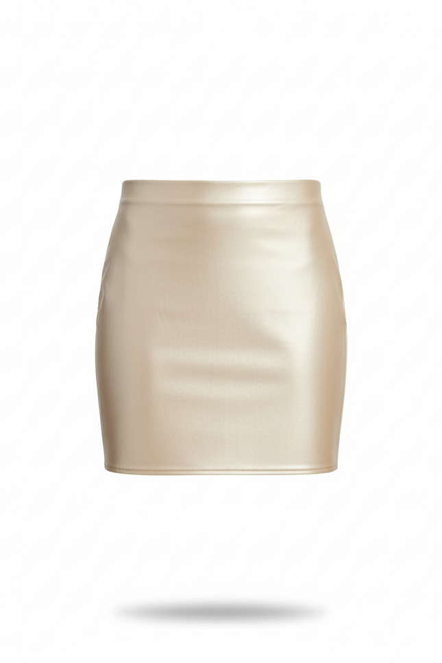 Jupe Satin Brillante Mini Chic